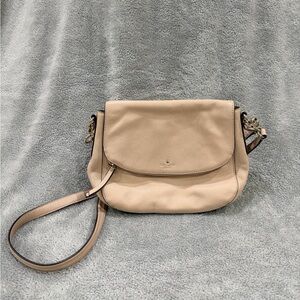 Kate Spade Off-White Pebbled Leather Handbag